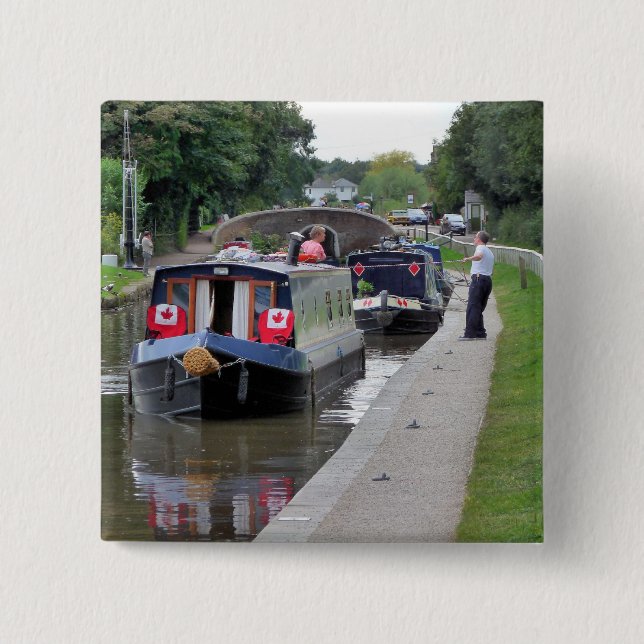 CANALS 15 CM SQUARE BADGE (Front)