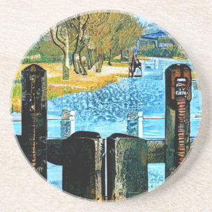 CANALS AND NARROWBOATS COASTER