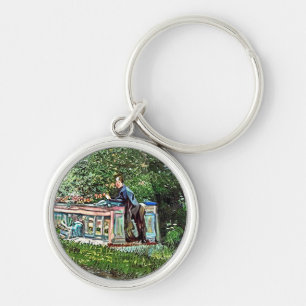 CANALS AND NARROWBOATS KEY RING