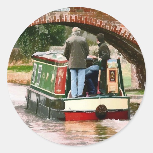 CANALS CLASSIC ROUND STICKER (Front)