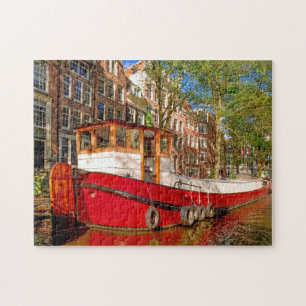 Canals of Amsterdam. Jigsaw Puzzle