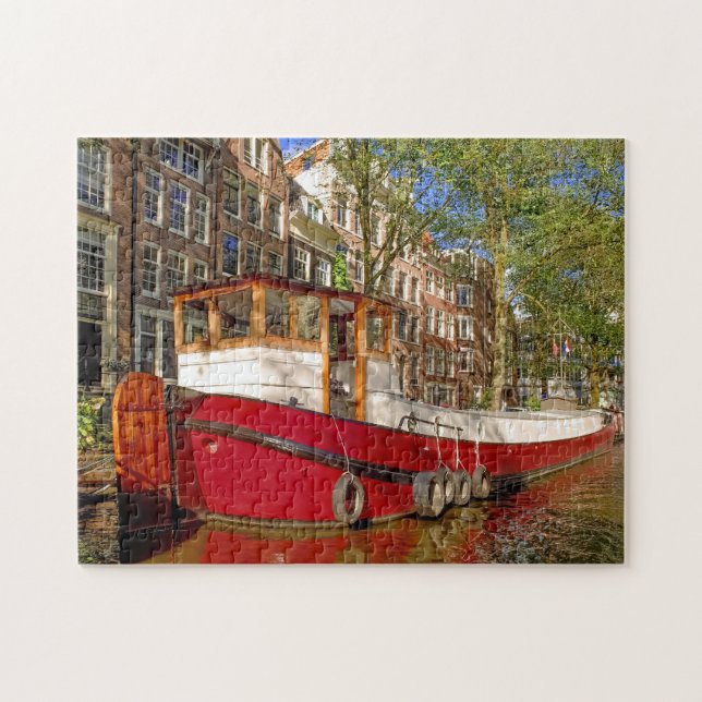 Canals of Amsterdam. Jigsaw Puzzle (Horizontal)