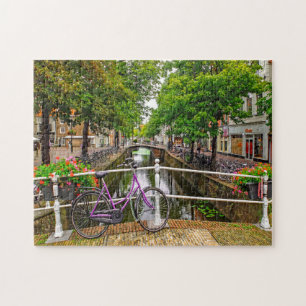 Canals of Amsterdam. Jigsaw Puzzle