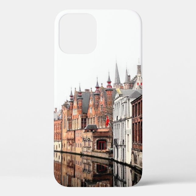 Canals of Bruges. Case-Mate iPhone Case (Back)
