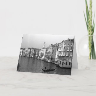 Canals of Venice Italy Card
