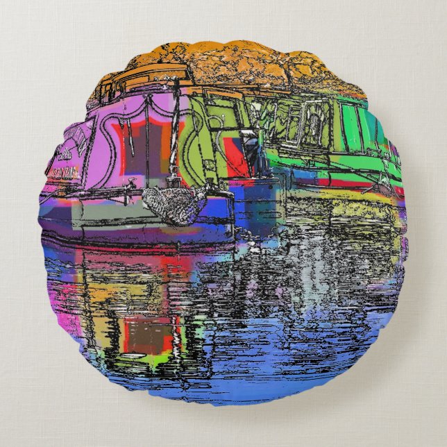 CANALS ROUND CUSHION (Front)