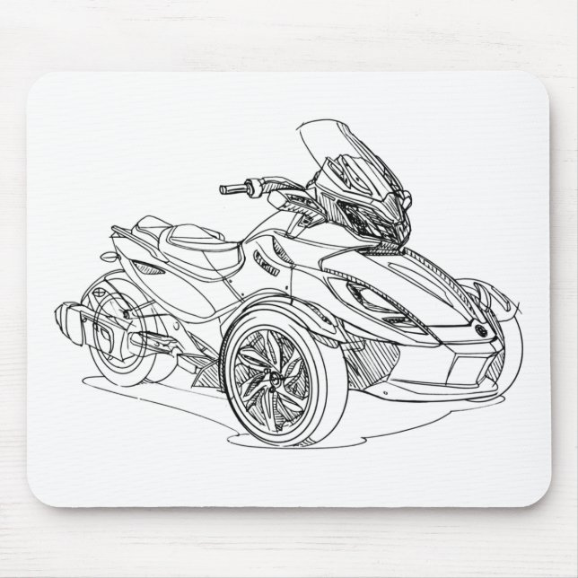 CanAm Spyder STS 2013 Mouse Pad (Front)
