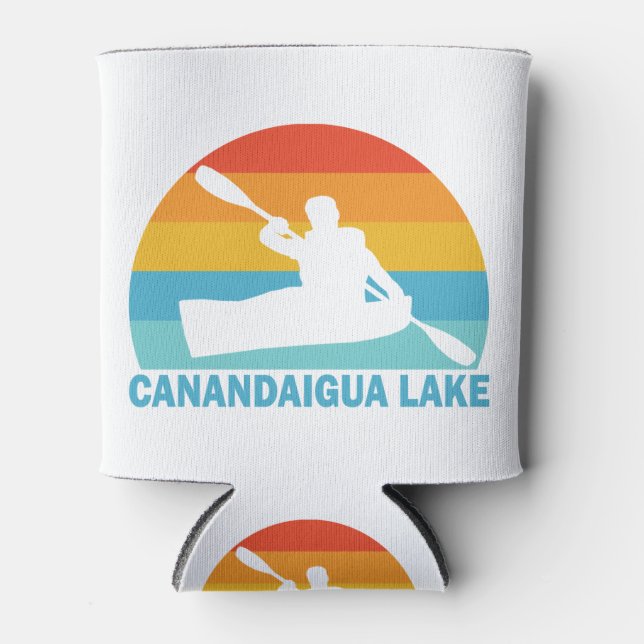 Canandaigua Lake New York Kayak Can Cooler (Front)
