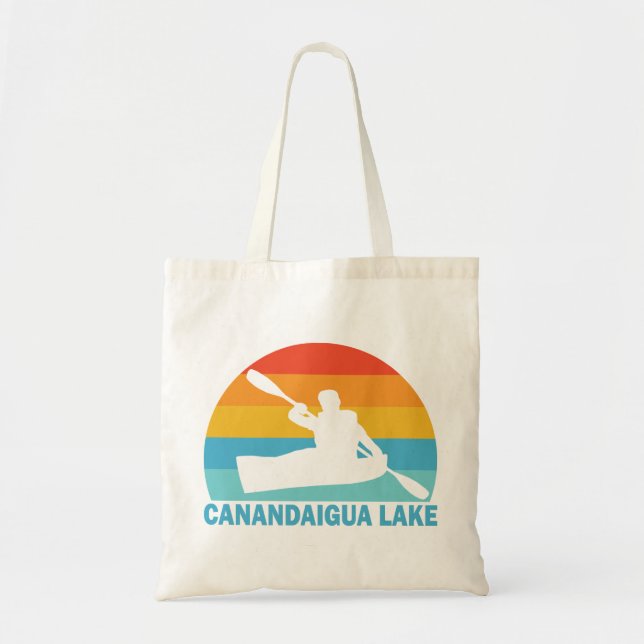 Canandaigua Lake New York Kayak Tote Bag (Front)