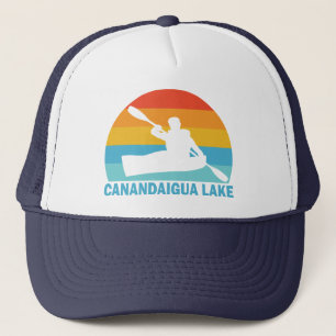 Canandaigua Lake New York Kayak Trucker Hat