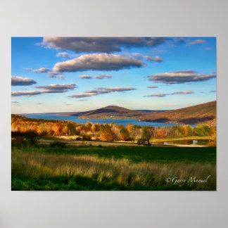 Canandaigua Lake View from Naples Poster