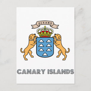 canarias Emblem Postcard
