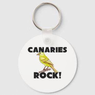 Canaries Rock Key Ring