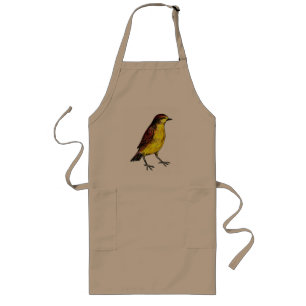Canary Bird Long Apron