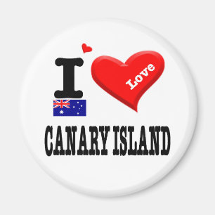 CANARY ISLAND - I Love Magnet