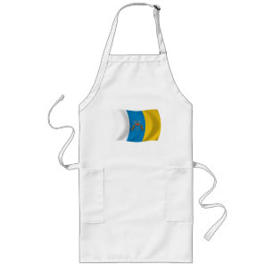Canary Islands Flag Apron