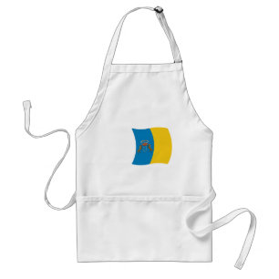 Canary Islands Flag Apron