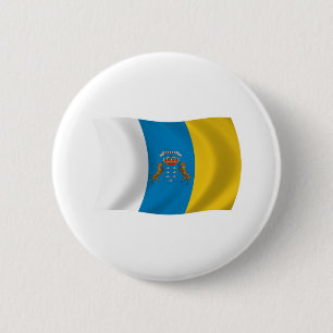 Canary Islands Flag Button