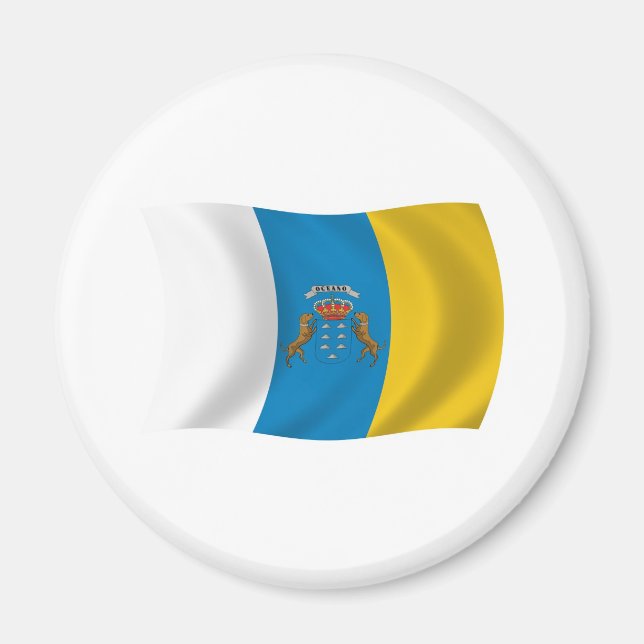Canary Islands Flag Magnet (Front)
