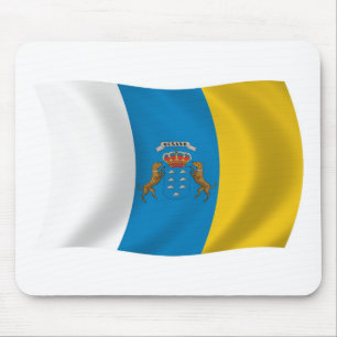 Canary Islands Flag Mousepad