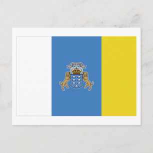 Canary Islands Flag Postcard