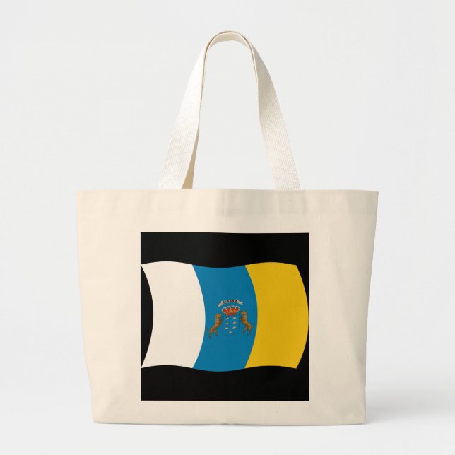 Canary Islands Flag Tote Bag (Front)