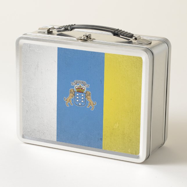 Canary Islands Metal Lunch Box (Front)