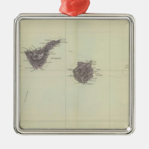 Canary Islands Metal Tree Decoration