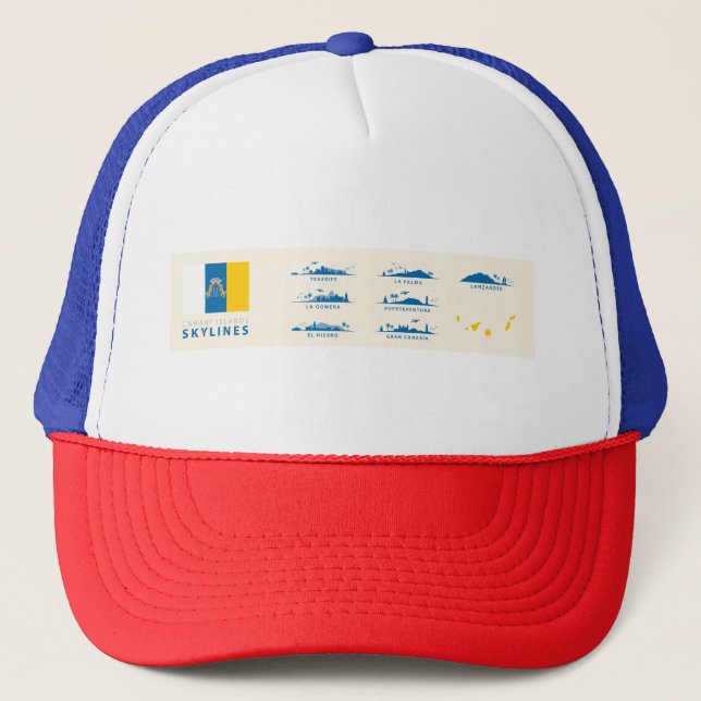 Canary Islands Skylines Trucker Hat (Front)