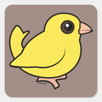 Canary Square Sticker