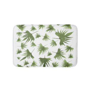 Canary Vine Leaves Bath Mat