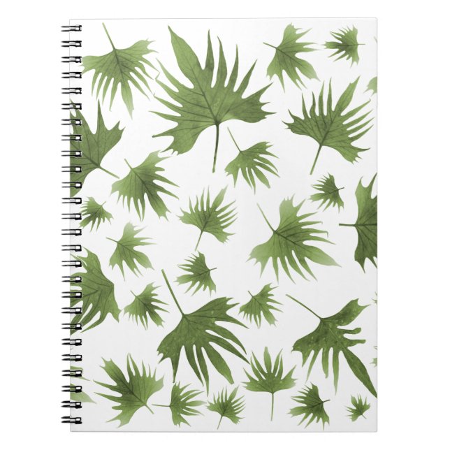 Canary Vine Leaves Notebook (Front)
