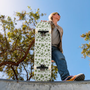 Canary Vine Leaves Skateboard