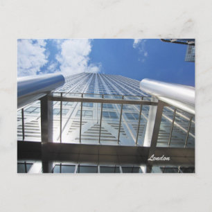 Canary Wharf 1 Canada Square skyscraper Postcard