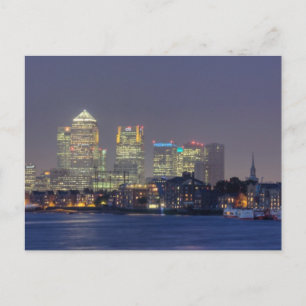 Canary Wharf postcard