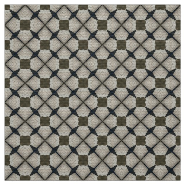 Canary Yellow and Dark Brown Upholstery Fabric (Swatch)