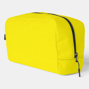Canary Yellow Solid Colour Dopp Kit