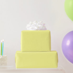 Canary Yellow Wrapping Paper