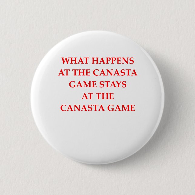 CANASTA 6 CM ROUND BADGE (Front)
