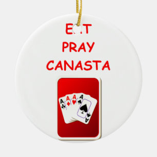 canasta ceramic tree decoration