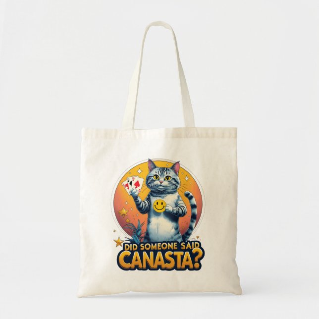 Canasta game  Card Strategy Tote Bag (Front)