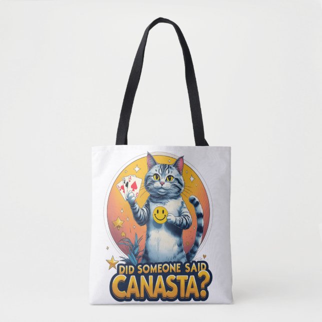 Canasta game  Card Strategy Tote Bag (Front)