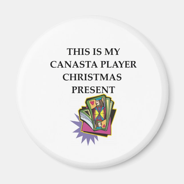 canasta gift magnet (Front)