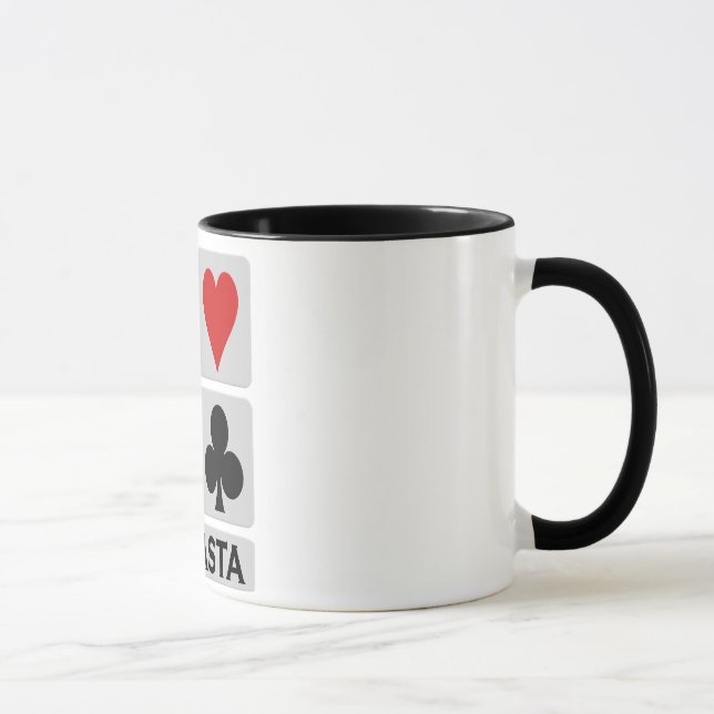 Canasta mug - choose style & colour (Right)