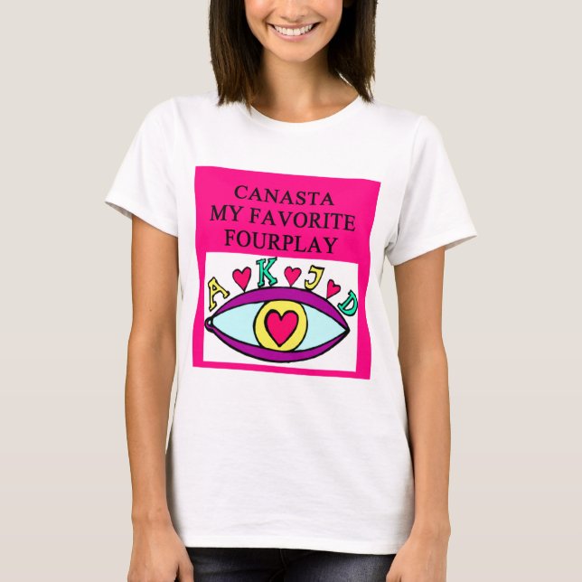 CANASTA player gifts t-shirts (Front)