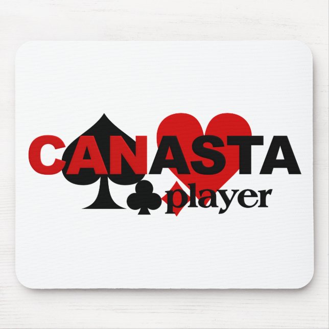 Canasta Player mousepad (Front)