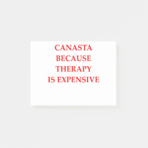 CANASTA POST-IT NOTES