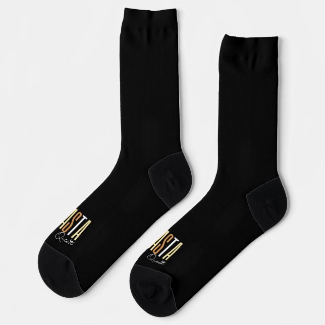 Canasta queen | Funny canasta player Socks (Left)