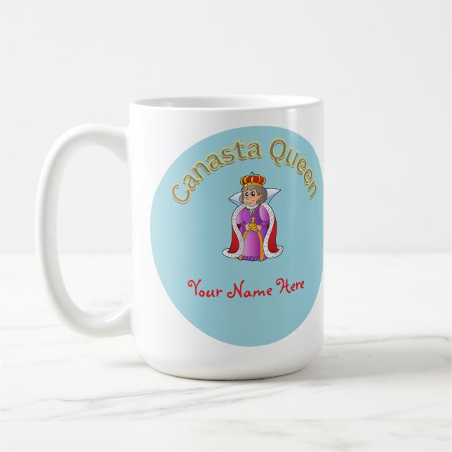 Canasta Queen Mug (Left)