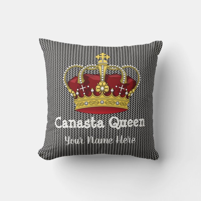 Canasta Queen Pillow (Front)